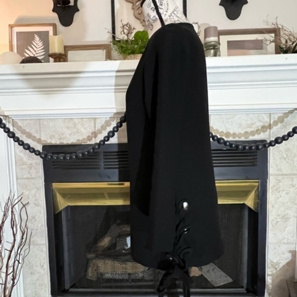 Banana Republic black oversized side laced tunic. - Picture 8 of 13